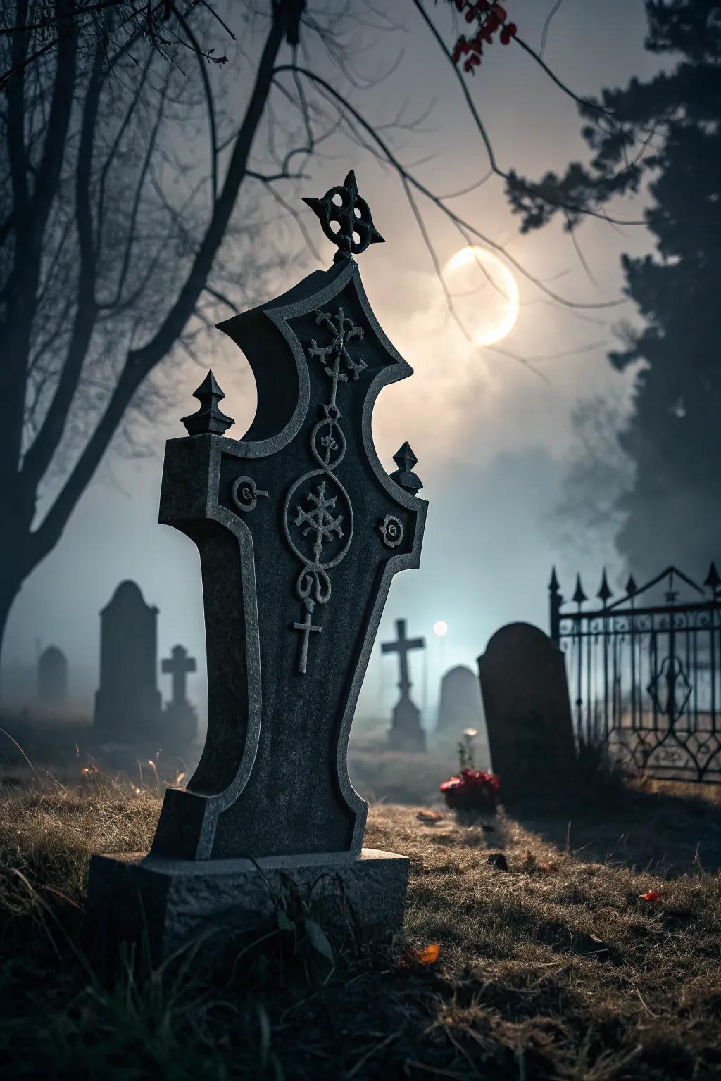 Break the mold with these unique tombstone designs for a standout Halloween display.