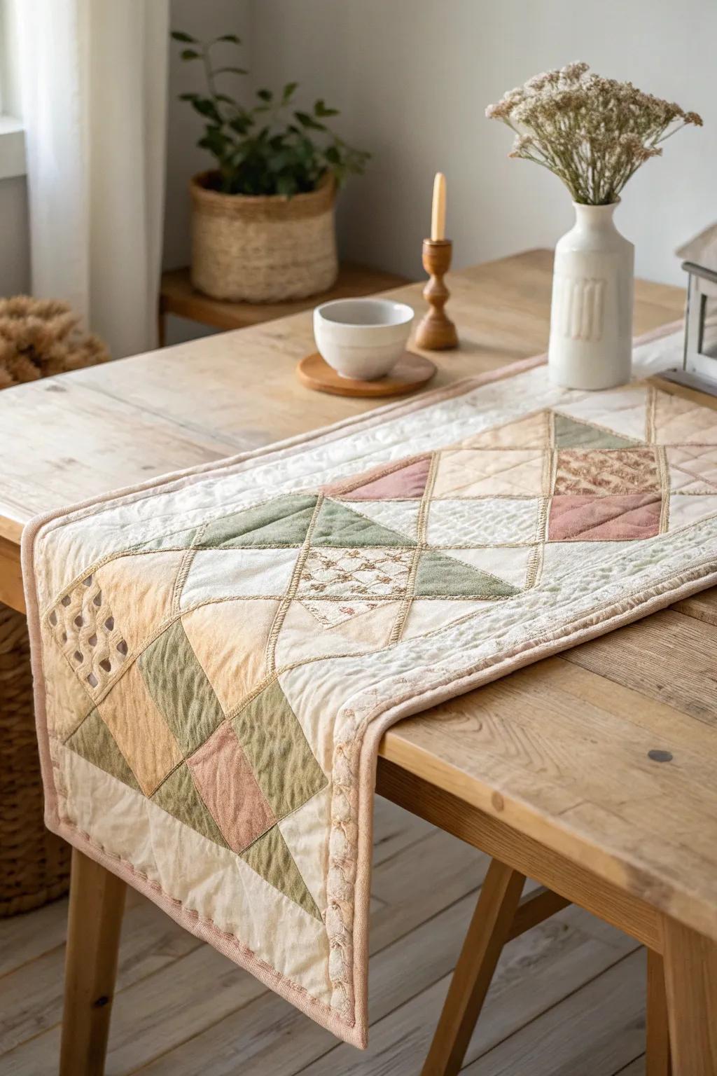 Bring warmth and elegance to your dining table with handcrafted quilted placemats—where simplicity meets beauty.