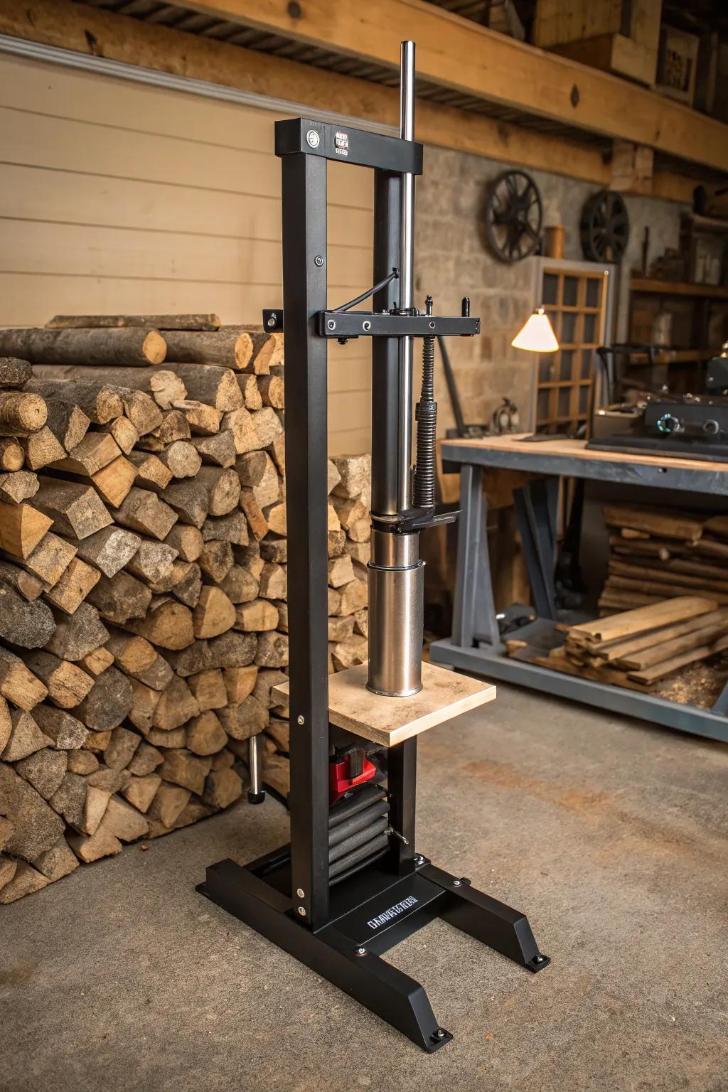 Efficiency meets versatility: The ultimate combo wood splitter for every craftsman's dream workshop.