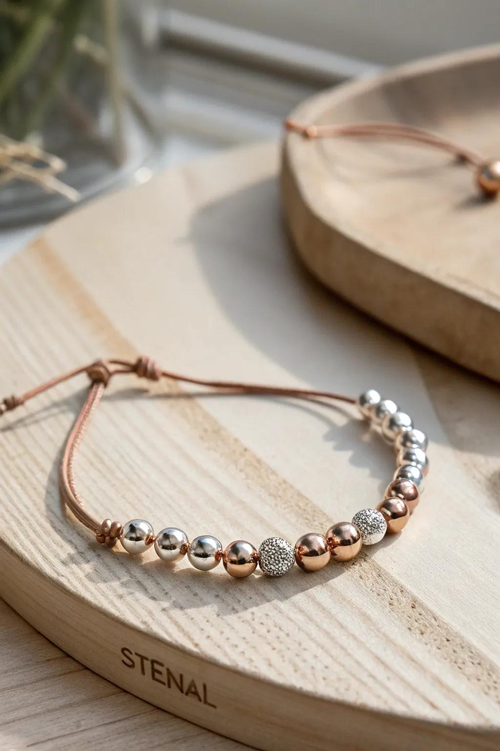 Carry your special date wherever you go with this elegant Morse code bracelet, a hidden secret of love and memories.