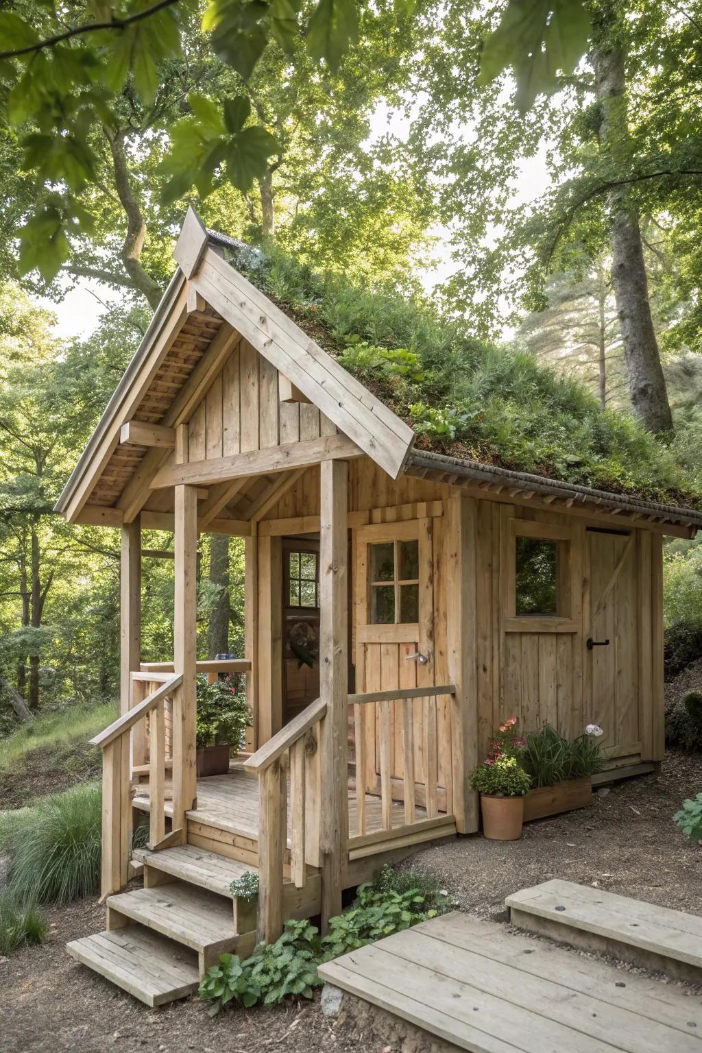 Nature's Nest: Where rustic charm meets playful imagination.