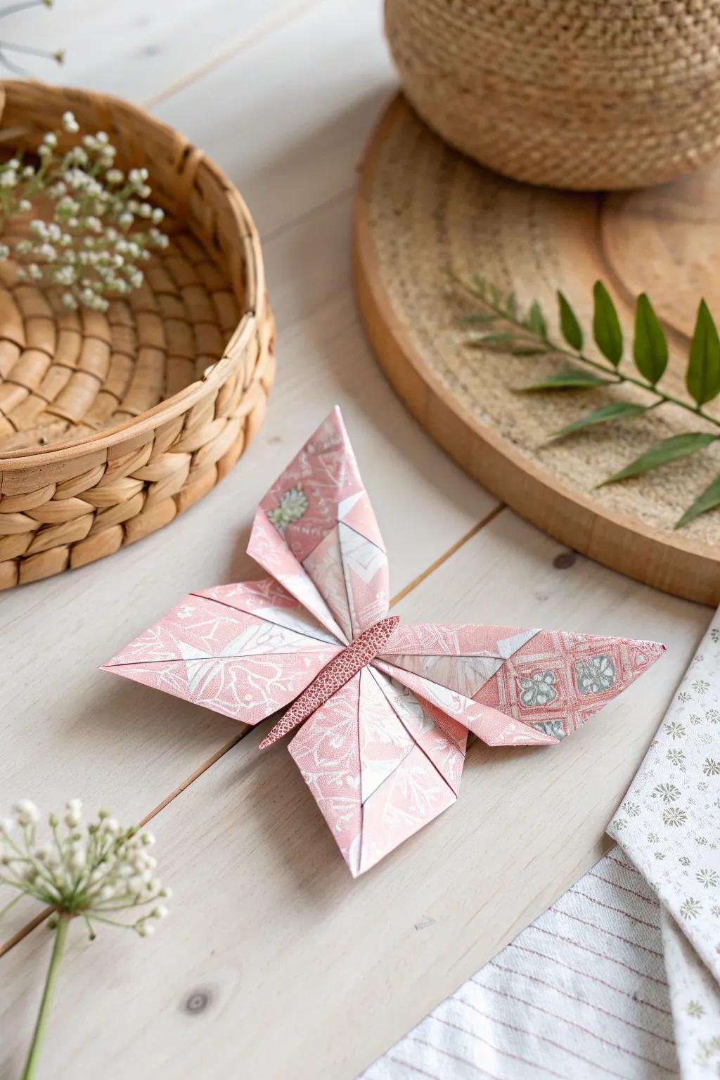 Transform your space with the simple elegance of origami art.