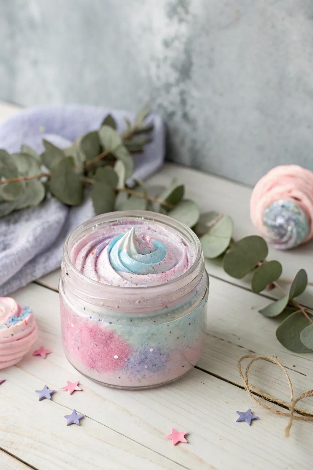 Unleash your creativity with this enchanting unicorn slime, perfect for magical craft sessions!
