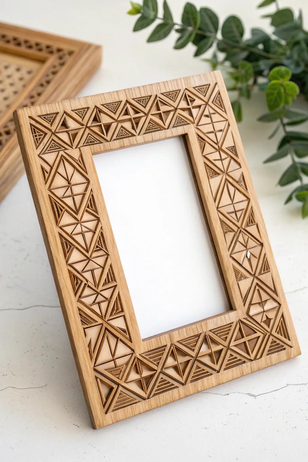 Elevate your space with geometric elegance—handcrafted perfection in every detail.