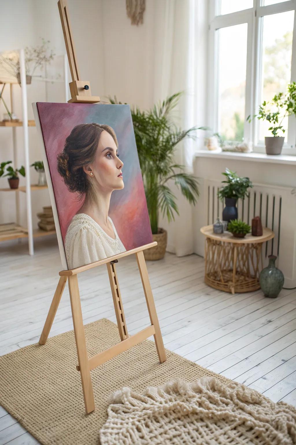Explore the transformative power of background hues in portrait art—where simplicity meets vibrant expression.