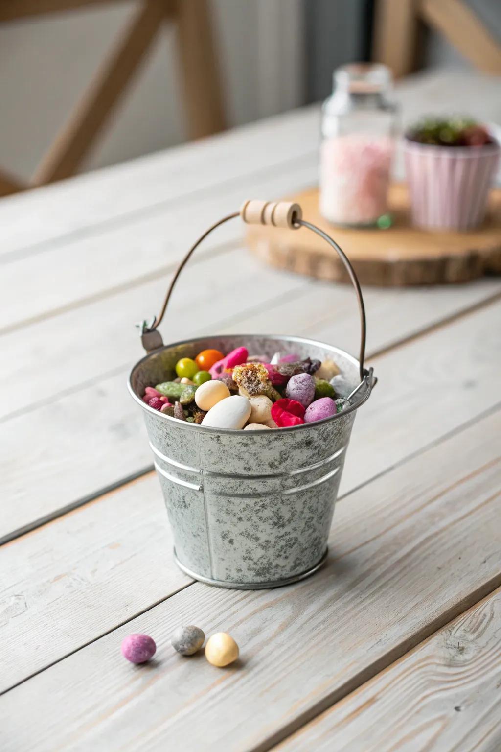 A Bucket Full of Happiness: Simple, elegant, and full of joy.