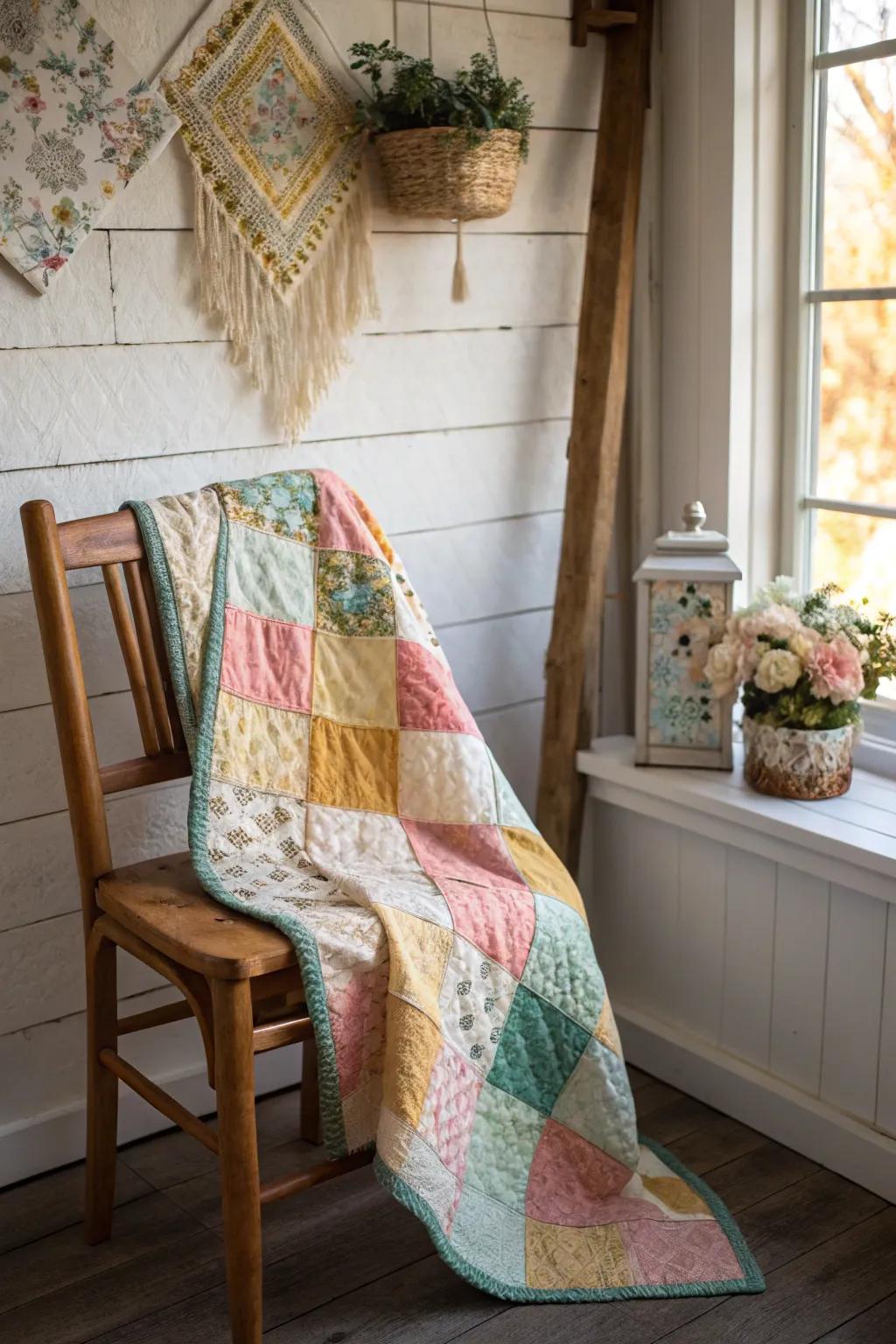 Find balance in creativity with crumb quilts and solid fabrics, where every piece tells a story of craftsmanship and style.