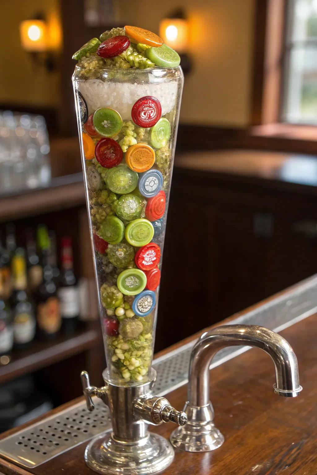 Transform your home bar with a custom resin tap handle – where creativity meets craftsmanship.
