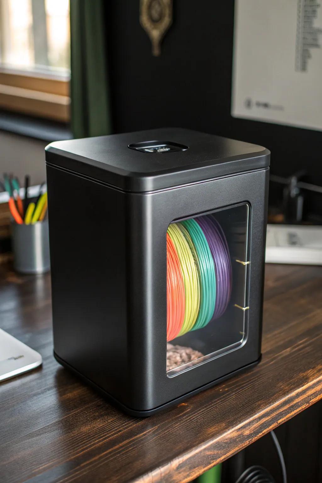 Craft your creativity: Preserve your filament in style with airtight cereal containers.