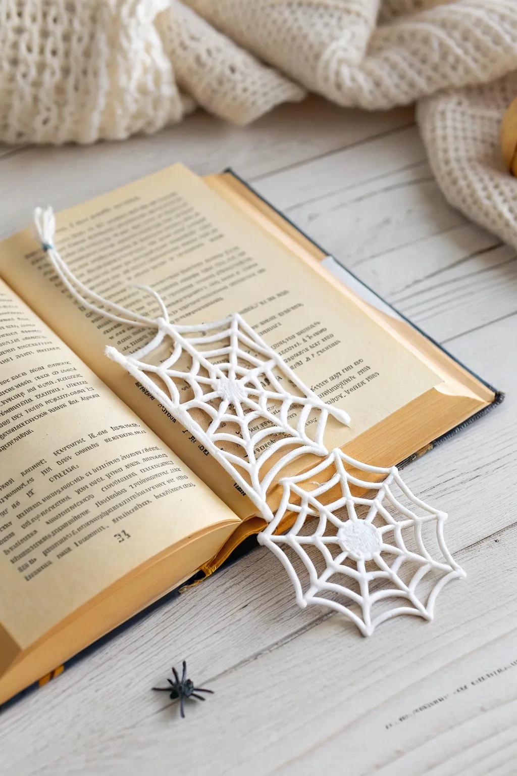 Elevate your reading experience with these enchanting spider web bookmarks, where simplicity meets elegance.