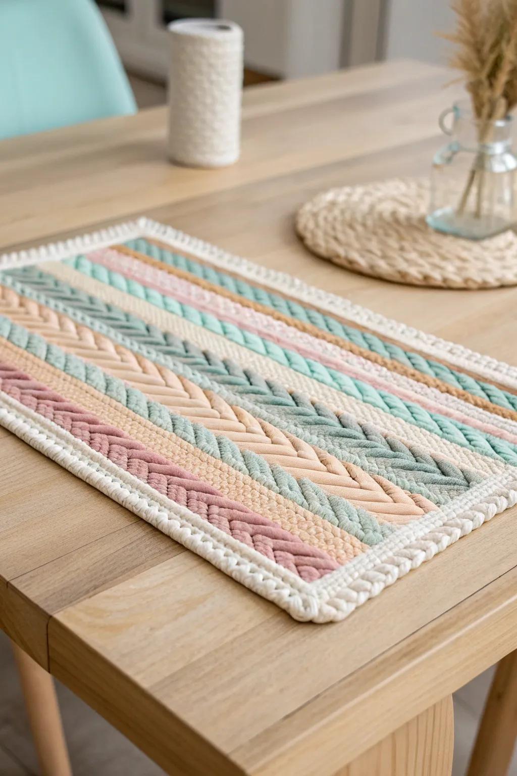 Discover the art of weaving with vibrant, handcrafted placemats that bring a touch of boho elegance to your dining space.