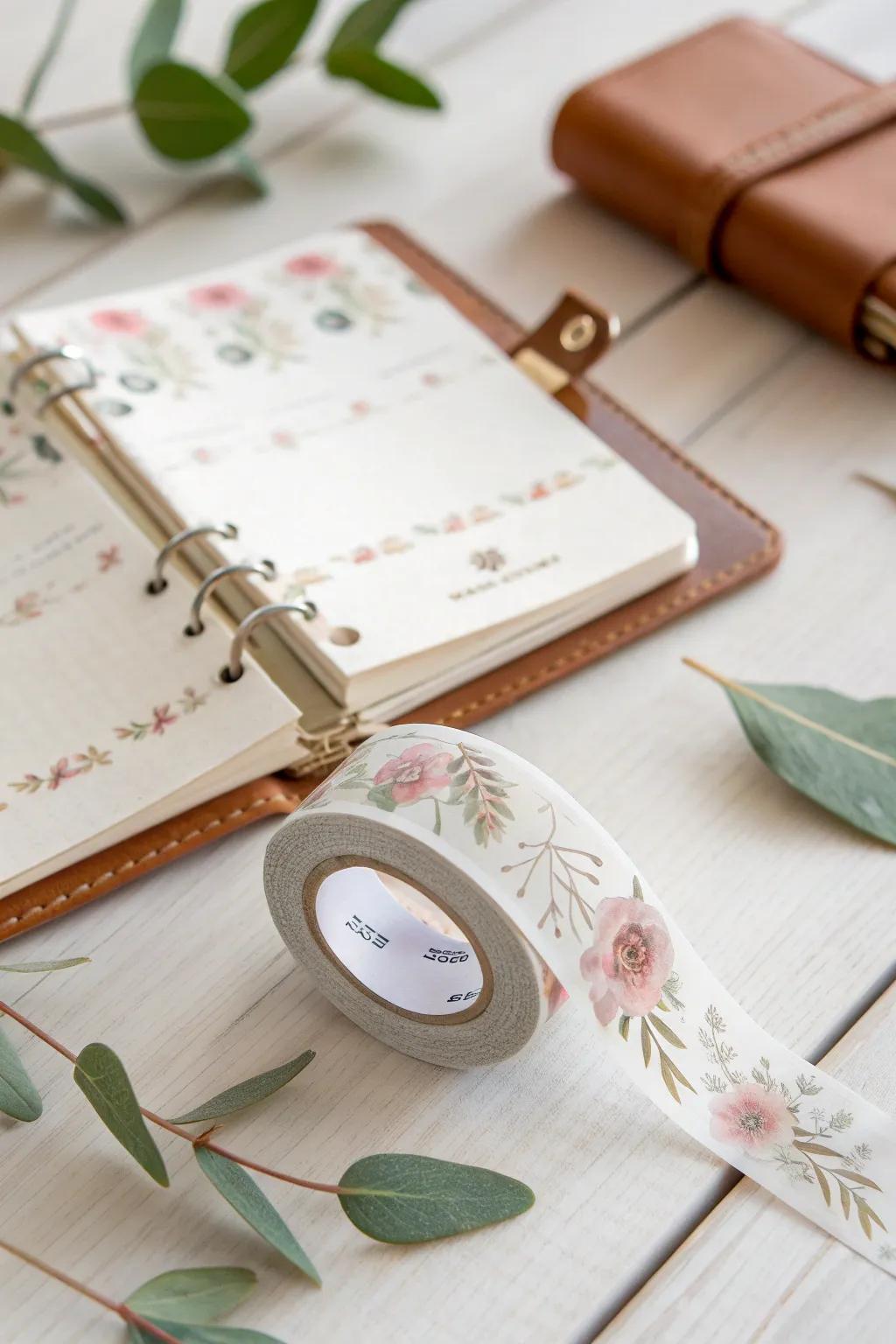 Elevate your scrapbooking with chic washi tape themes—where simplicity meets Boho elegance.