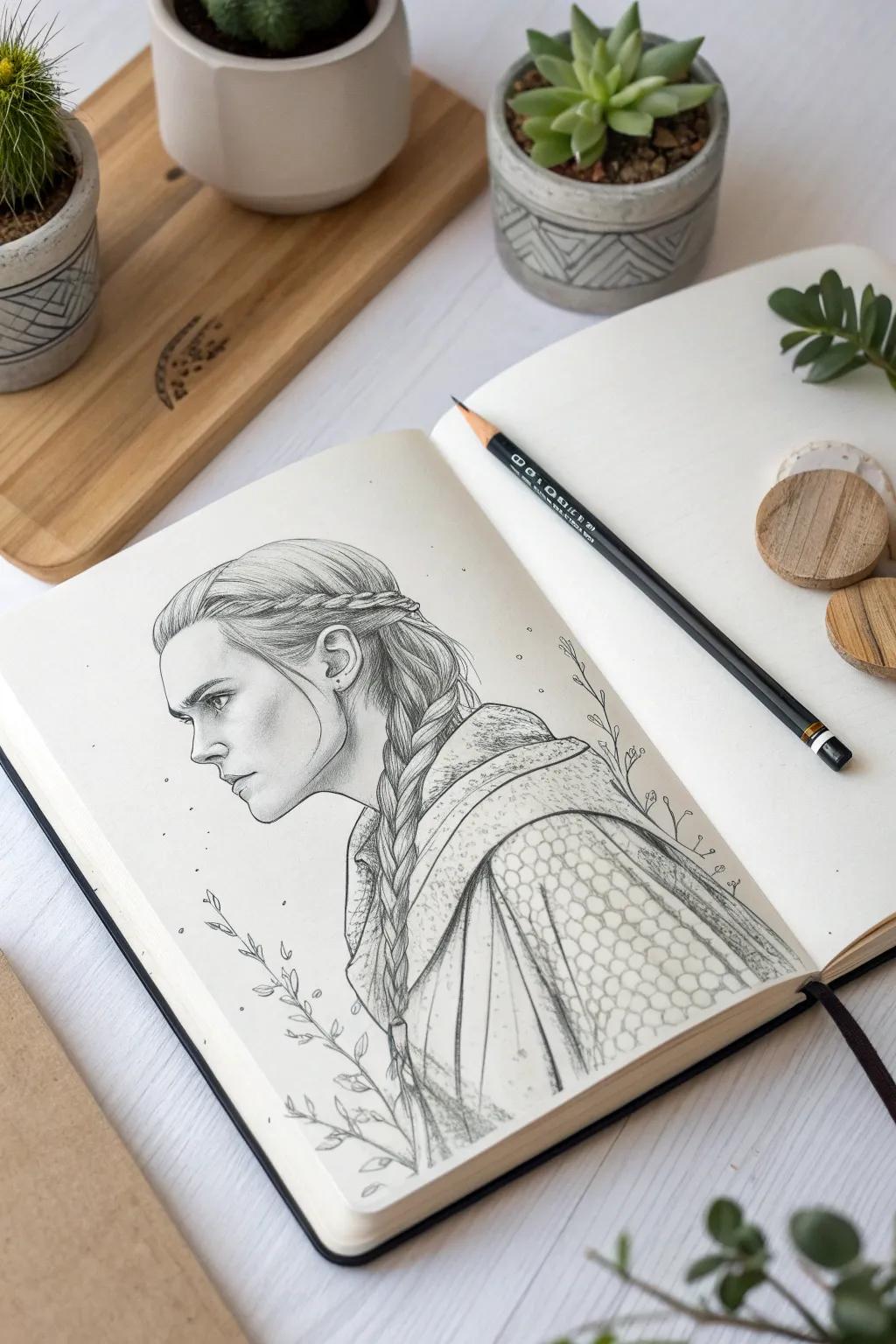 Unleash your imagination and sketch the star of your own cinematic masterpiece. #MovieCharacterDesign