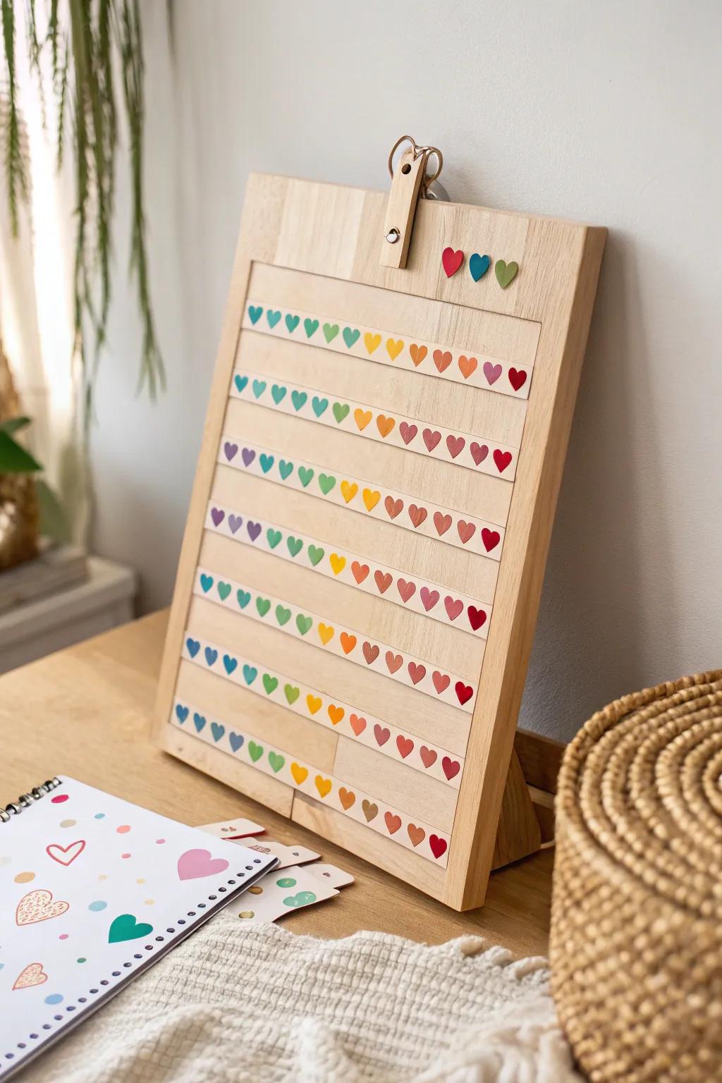 Transform chores into fun with a chic DIY sticker chart that blends simplicity and playful design!