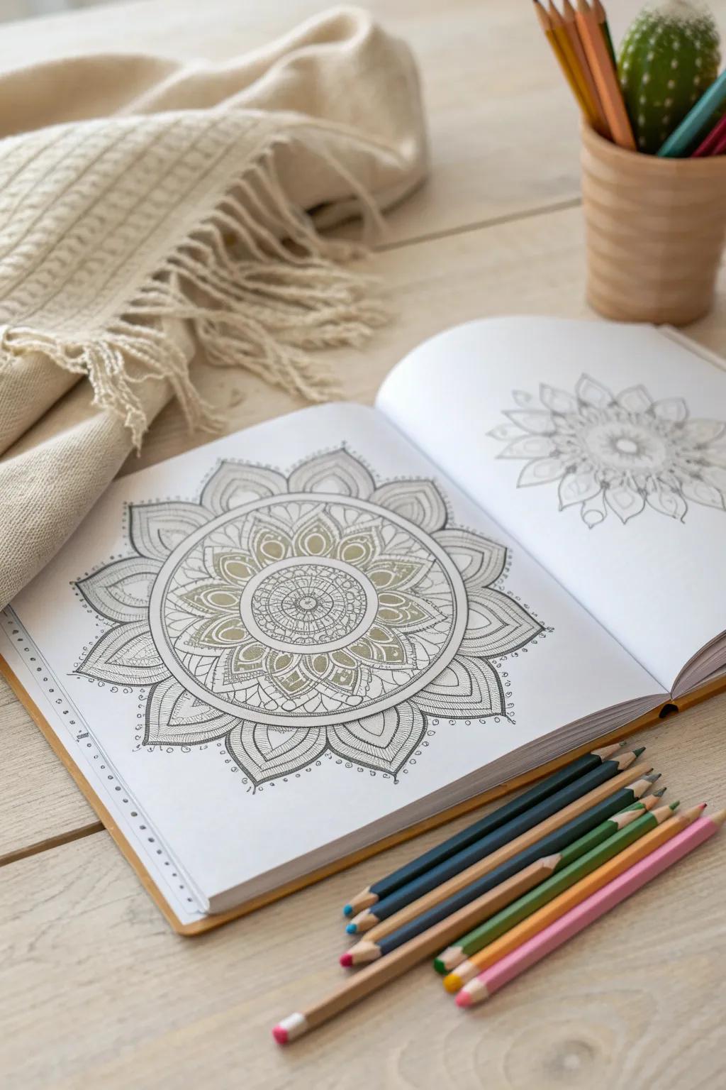 Unleash your creativity with a touch of Scandinavian and Boho charm. Dive into an intricate world of colors!