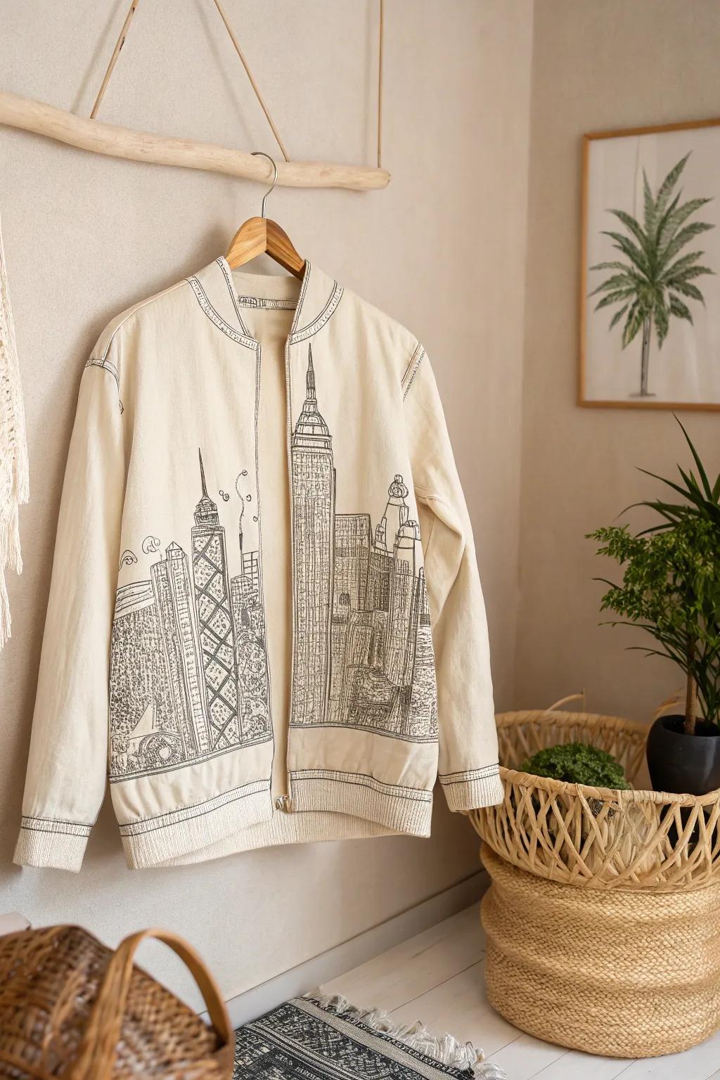Wearable Art: Elevate your style with architectural elegance.