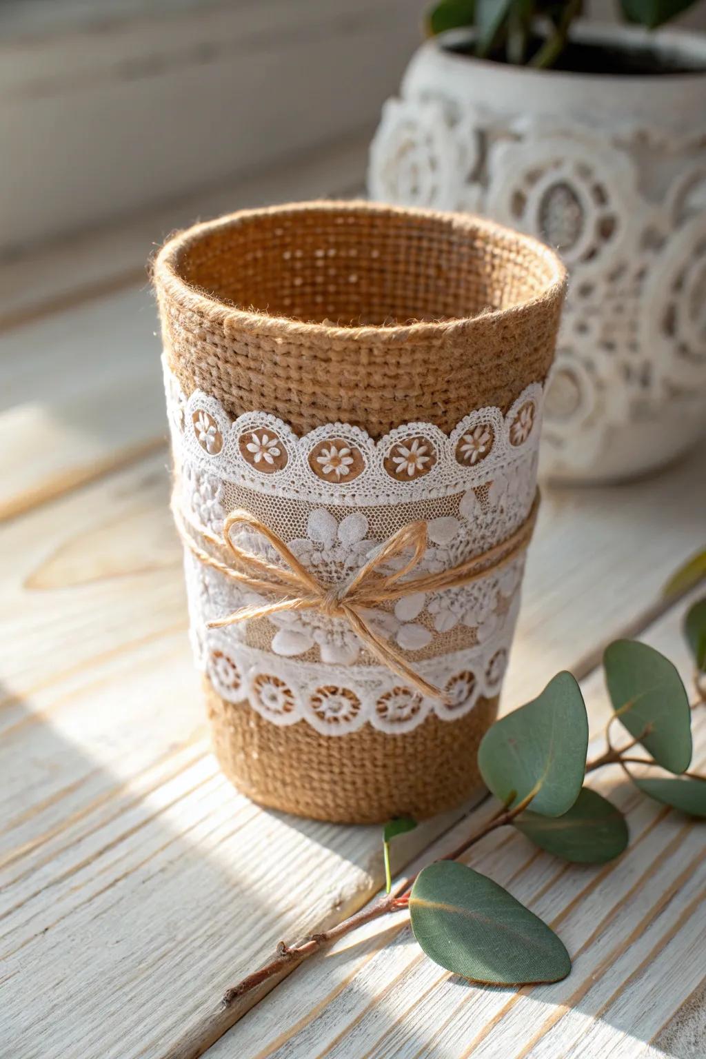 Embrace rustic charm with custom wedding cups that blend simplicity with natural elegance.