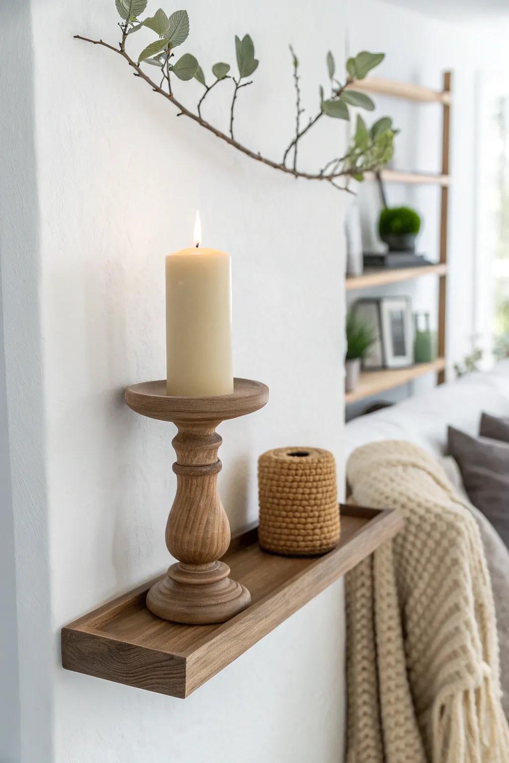 Elevate your space with a touch of elegance: the perfect blend of simplicity and warmth.