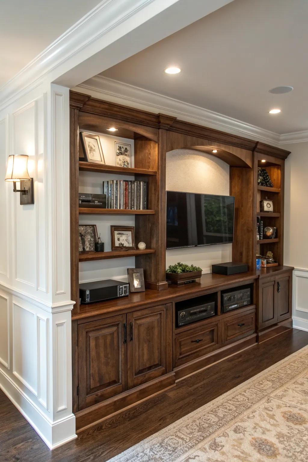 Elevate your space with versatile and stylish adjustable shelving.