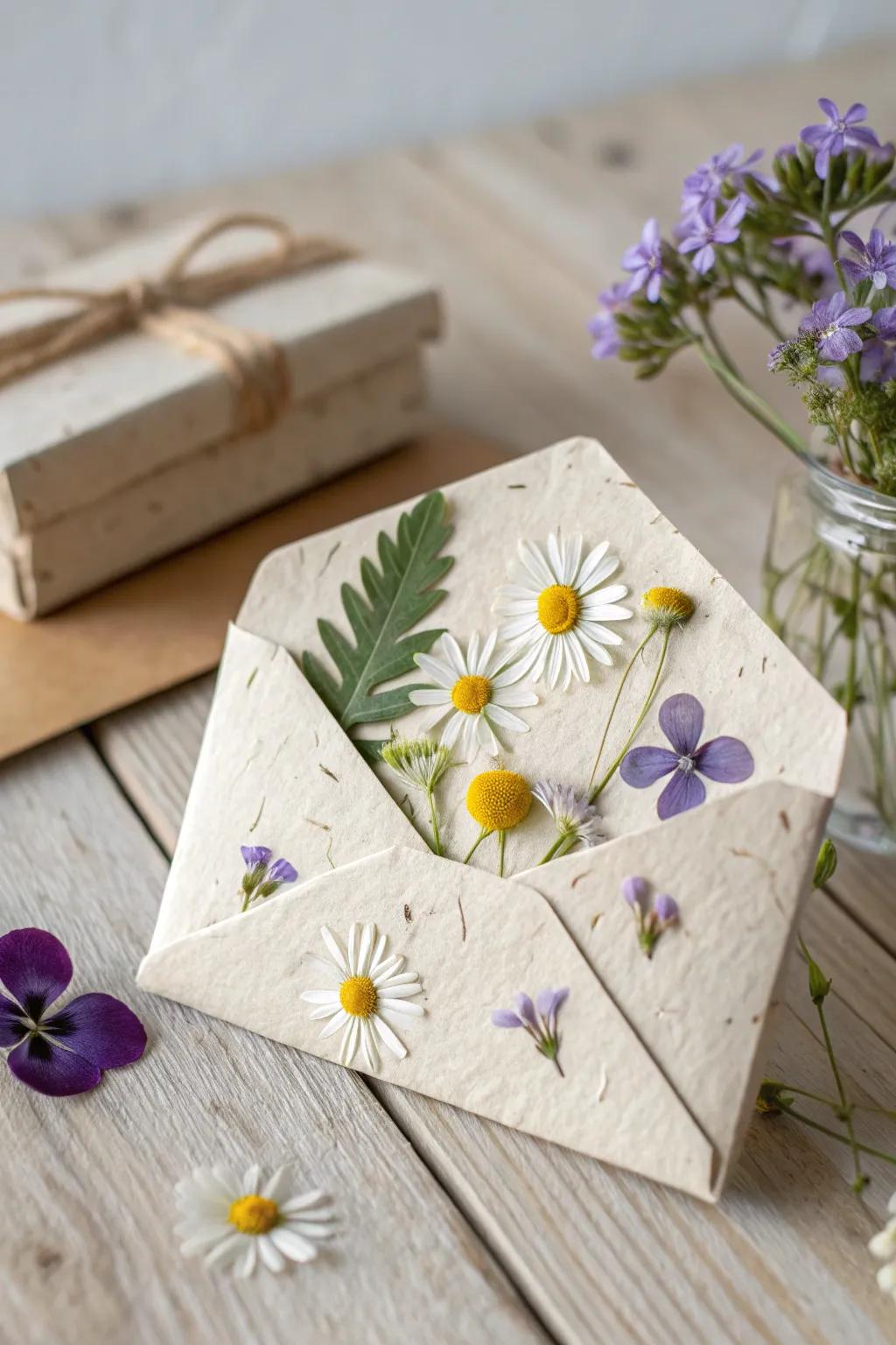Elevate your Easter gifting with the beauty of pressed spring flowers. 🌸✨