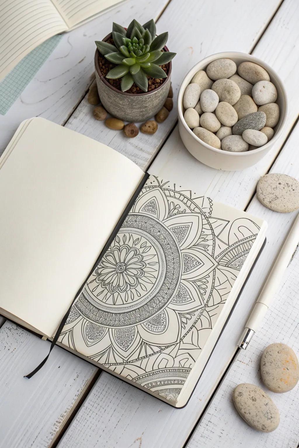Discover the art of simplicity with these effortless Zentangle patterns.
