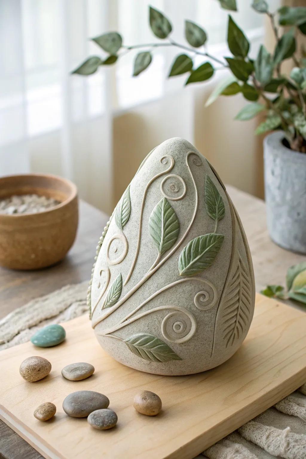 Embrace serenity with nature-inspired clay art, where craftsmanship meets simplicity.