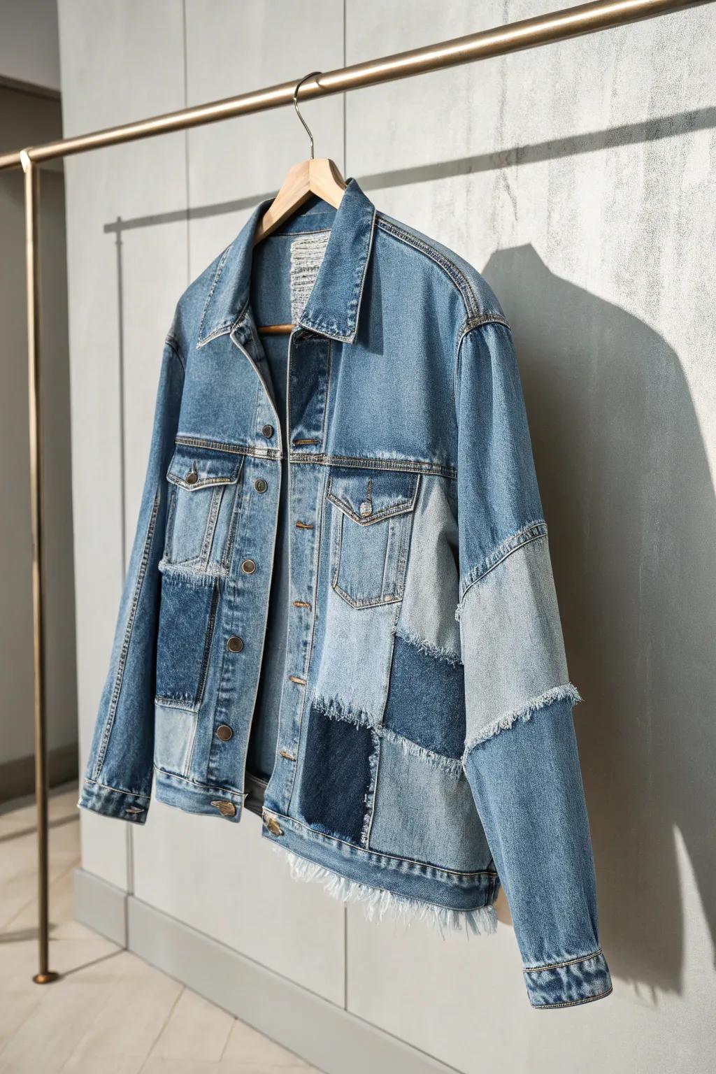 Elevate your style with a touch of boho chic—explore the art of denim patchwork for a unique, cohesive look.