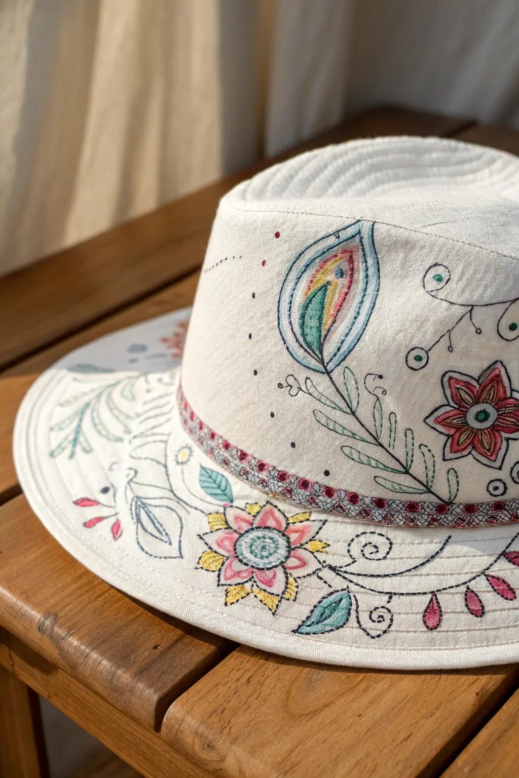Elevate your style with personalized fabric art—where simplicity meets creativity.