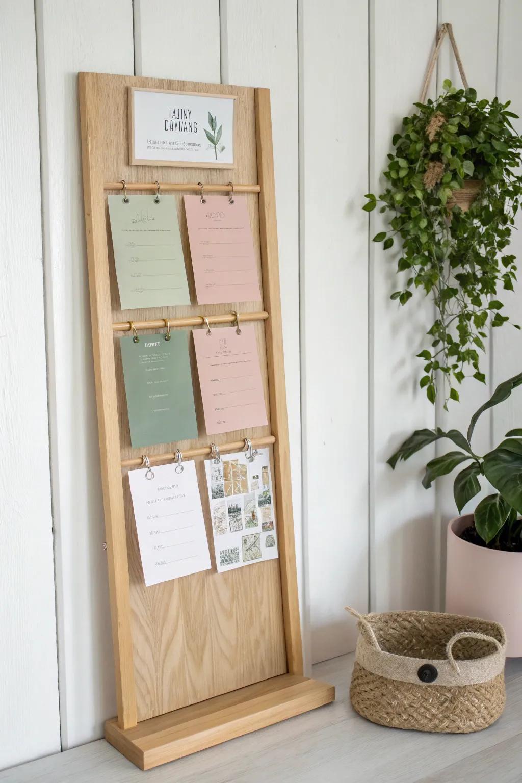 Transform your tasks with a touch of minimalist elegance and Boho charm. #DIYChoreChart #ScandinavianStyle
