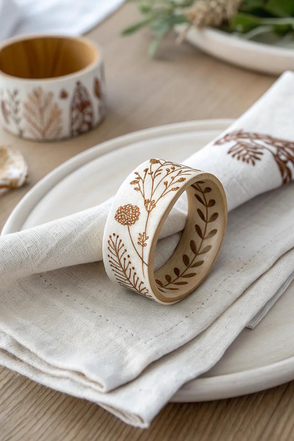 Elevate your dining experience with handcrafted elegance. 🌿✨ #MinimalistBeauty #BohoChic