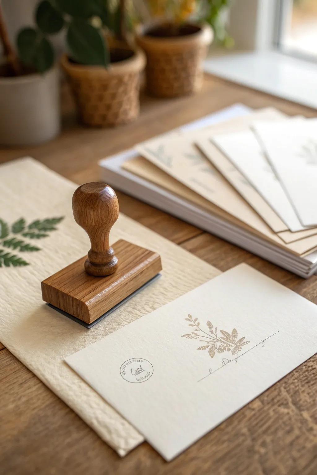 Add a personal touch to your notes with handcrafted elegance.