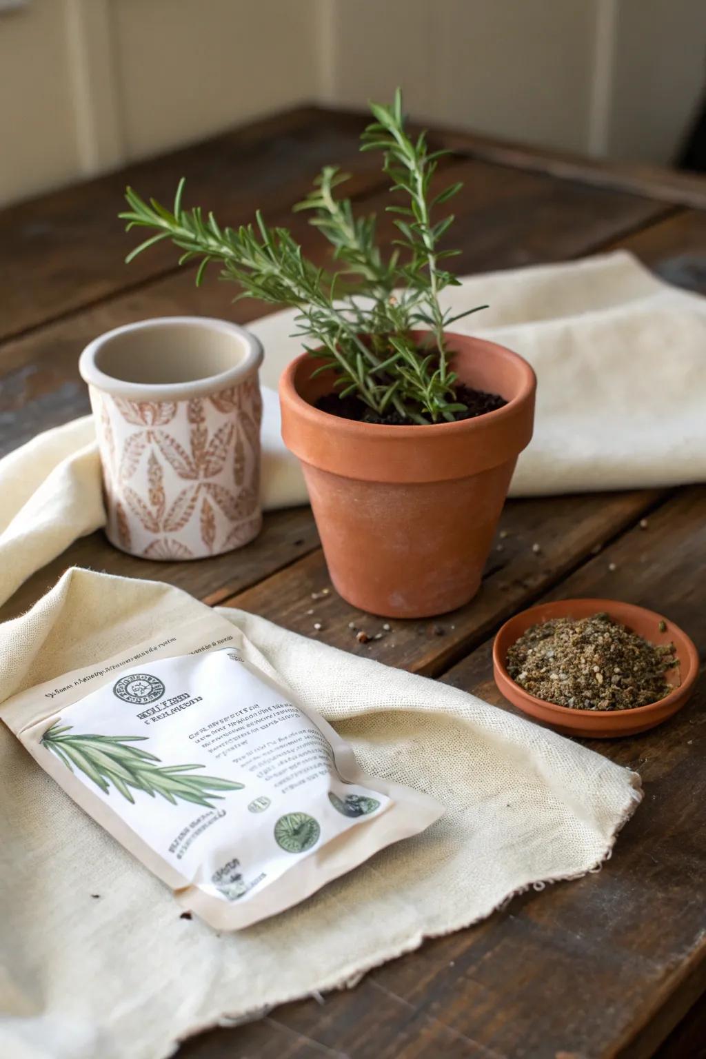 Bring a touch of nature to your home with our DIY Herb Kit – the perfect blend of simplicity and elegance.