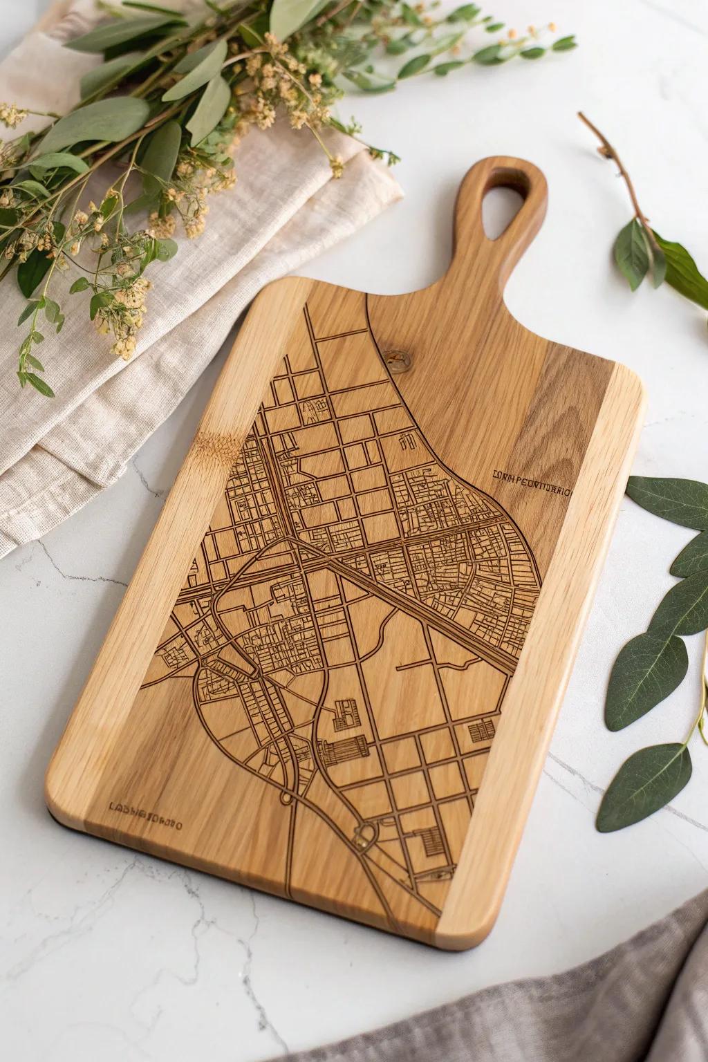 Celebrate your roots with a charcuterie board that tells a story. Perfect for adding a touch of personalized elegance to your gatherings.