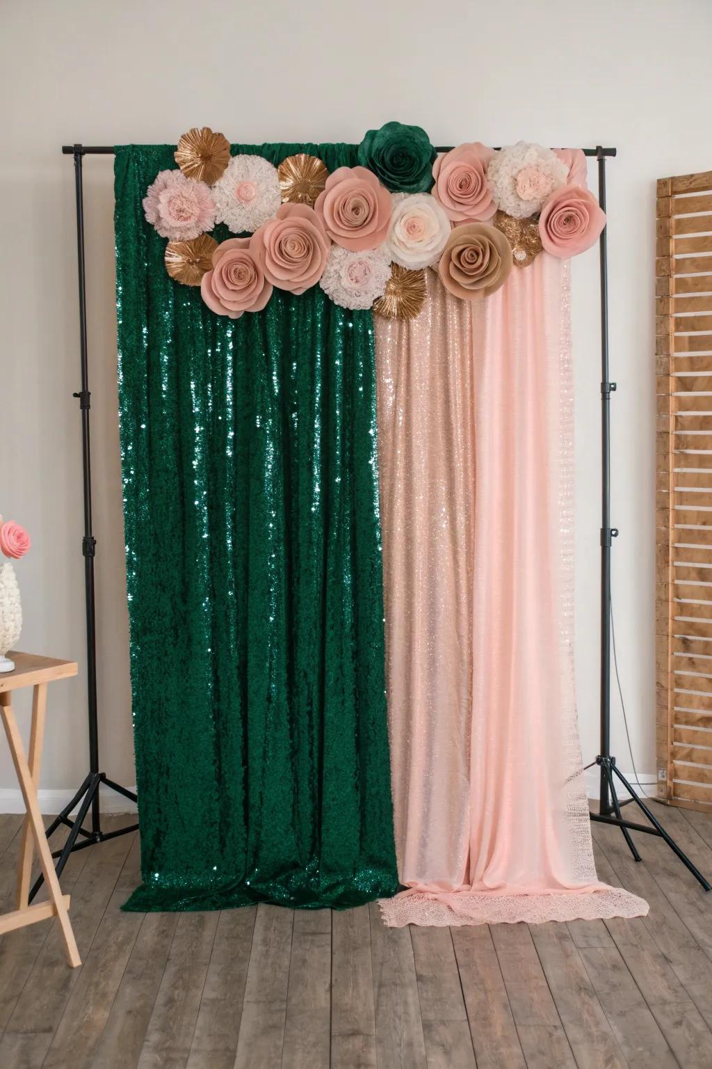 Elevate your photos with a stunning textured backdrop that dances with light.