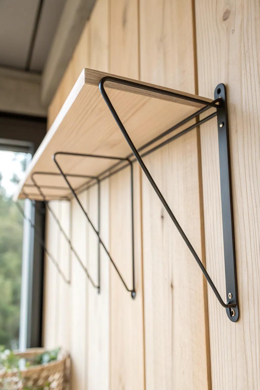 Elevate your space with minimalist wire brackets—where simplicity meets craftsmanship.