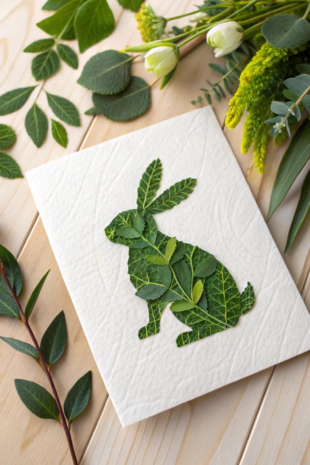 Bring nature into your Easter crafts with this charming leaf bunny card. Simple, bold, and beautifully crafted!