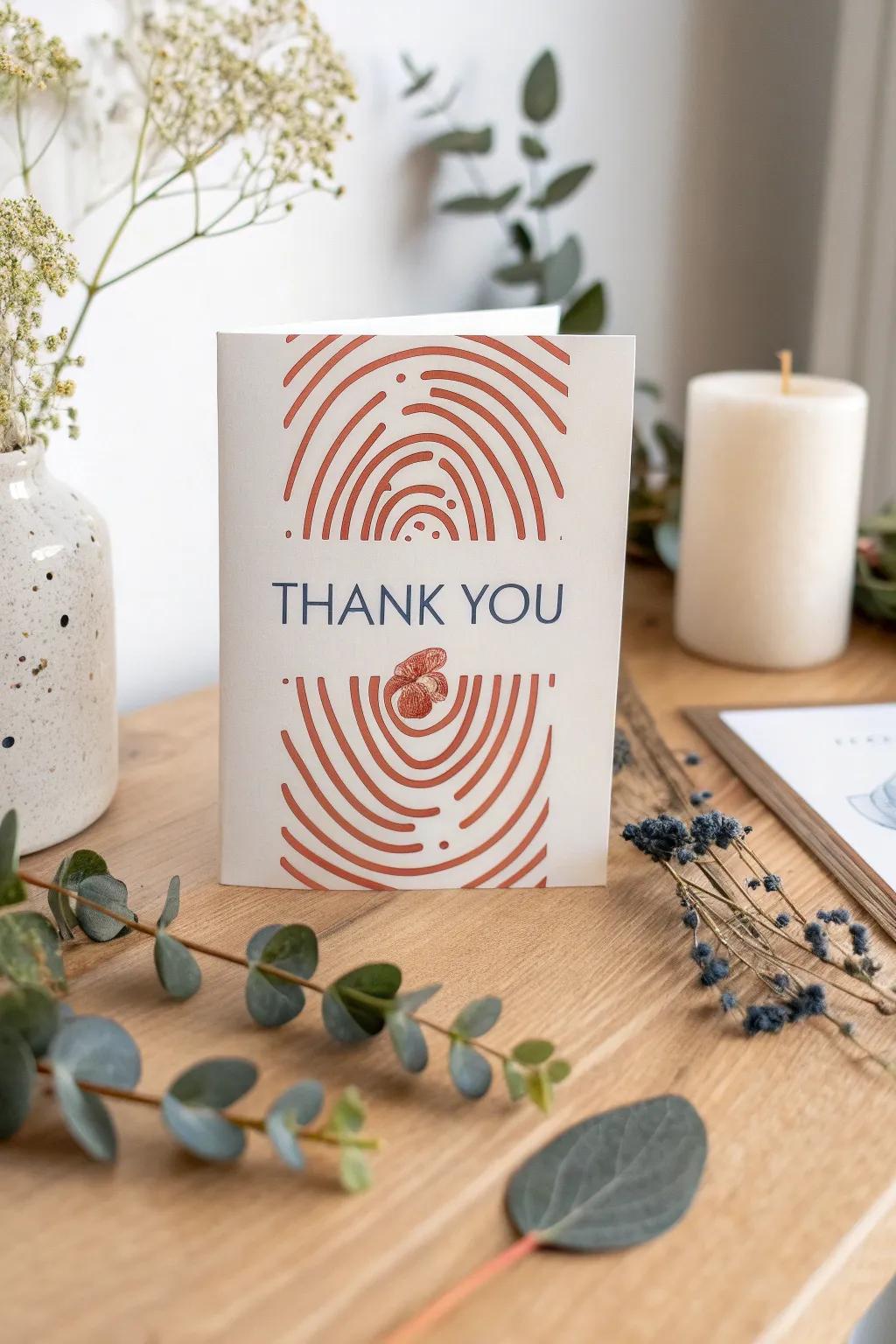 A personal touch with every thank you - unique and handcrafted for those special moments.