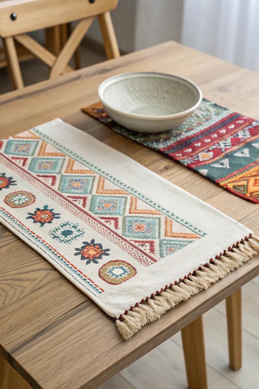 Elevate your table setting with versatile reversible placemats, perfect for any mood or occasion!