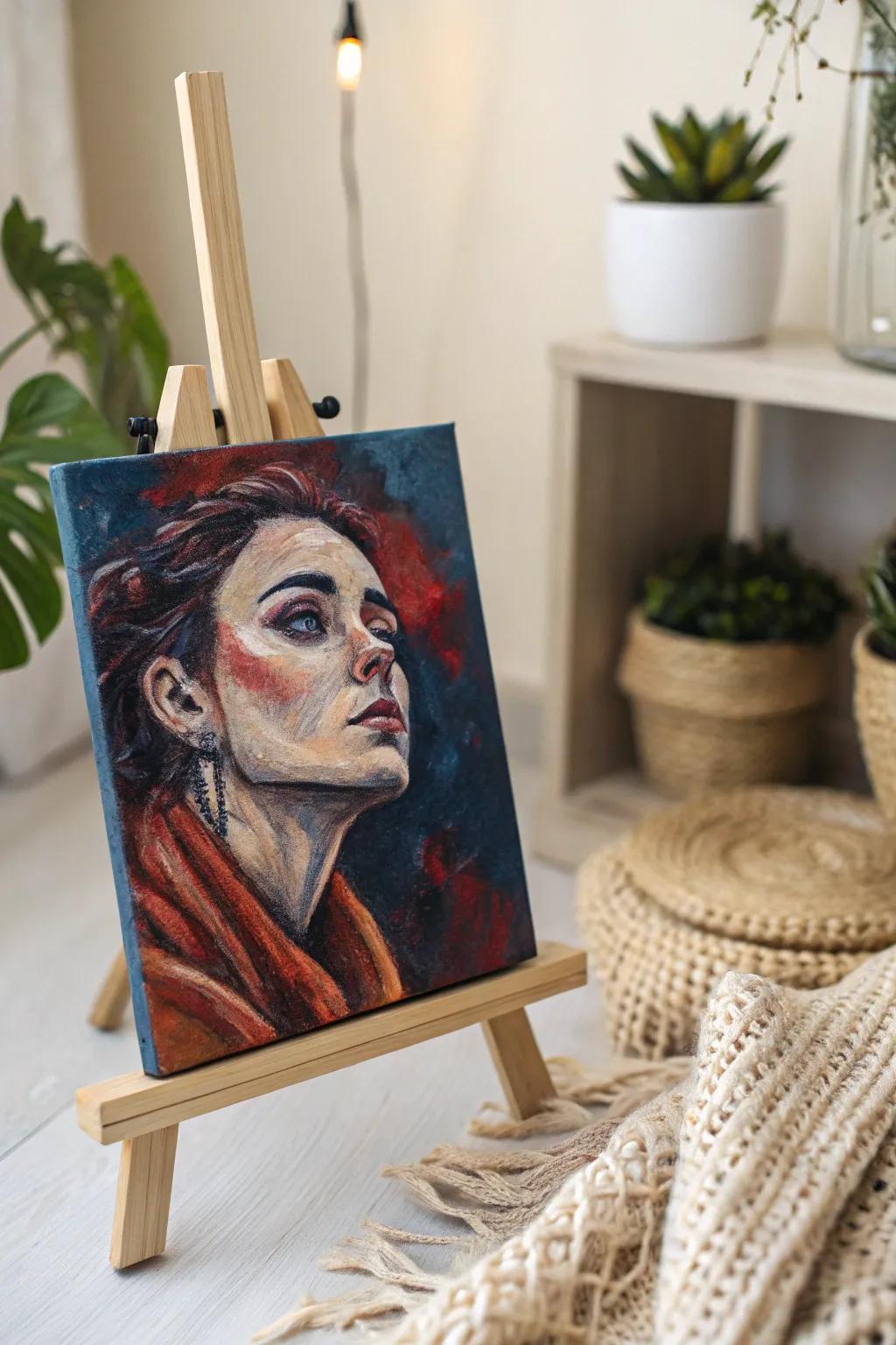 Explore the depth of emotions through the art of portrait painting, where every brushstroke tells a story.