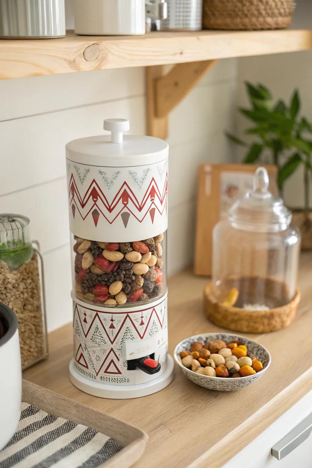 Transform your pantry with chic snack dispensers: where style meets functionality!