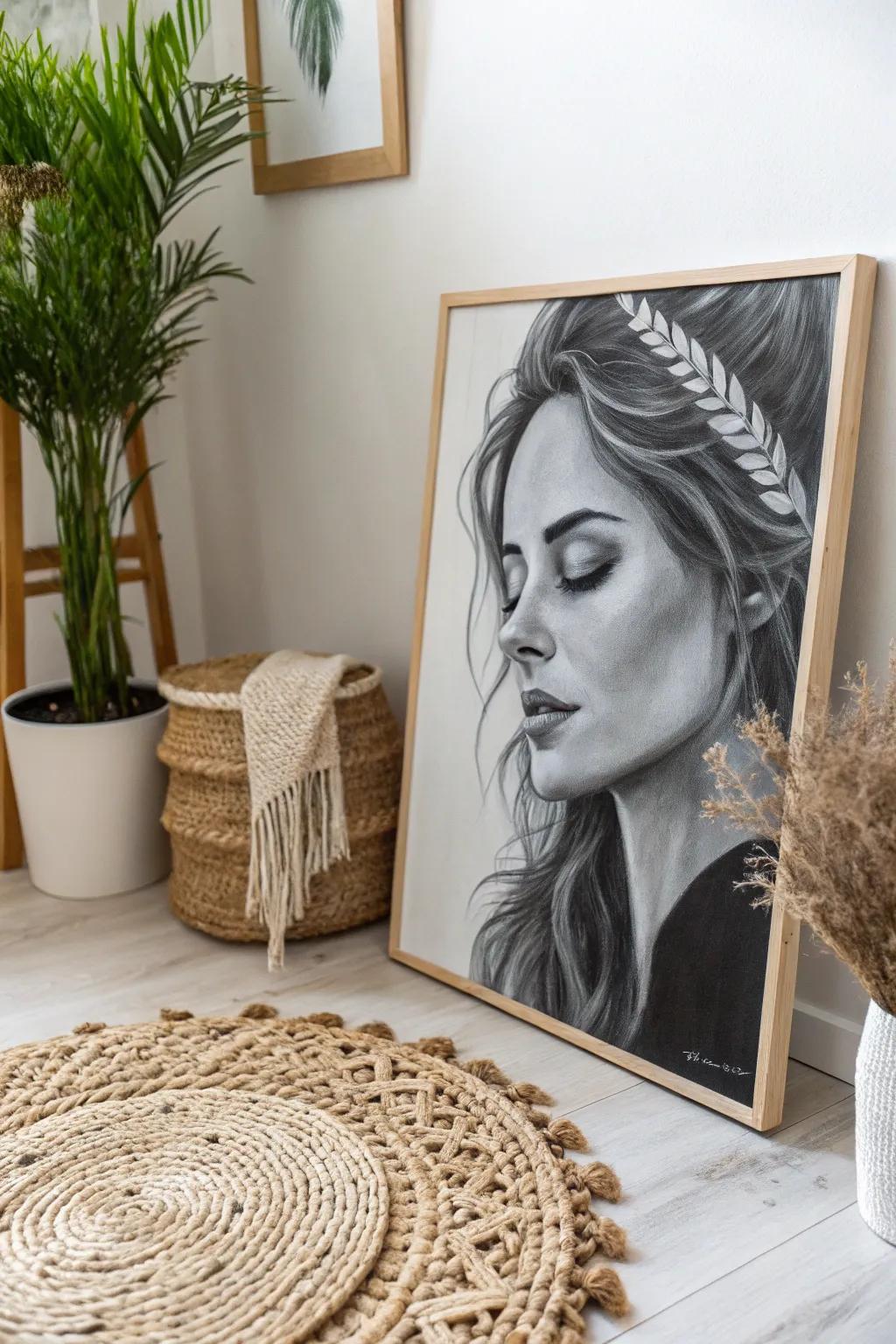 Embrace the elegance of simplicity with a monochromatic masterpiece that speaks volumes.