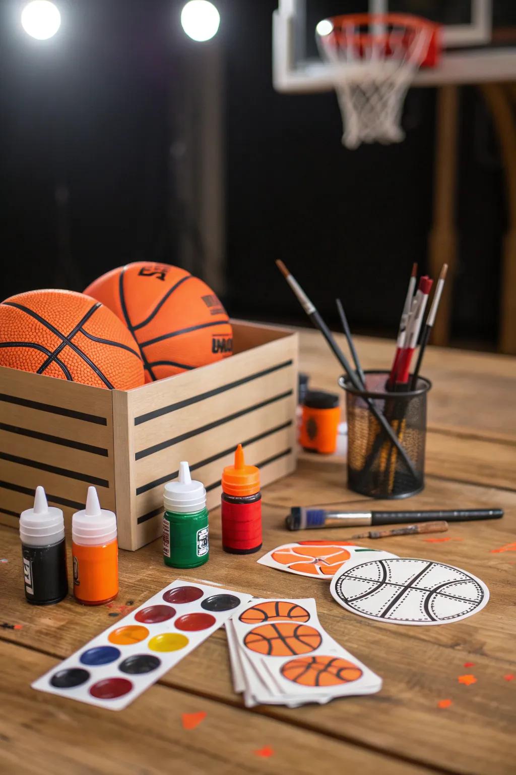 Unleash your creativity with this ultimate DIY basketball craft kit!