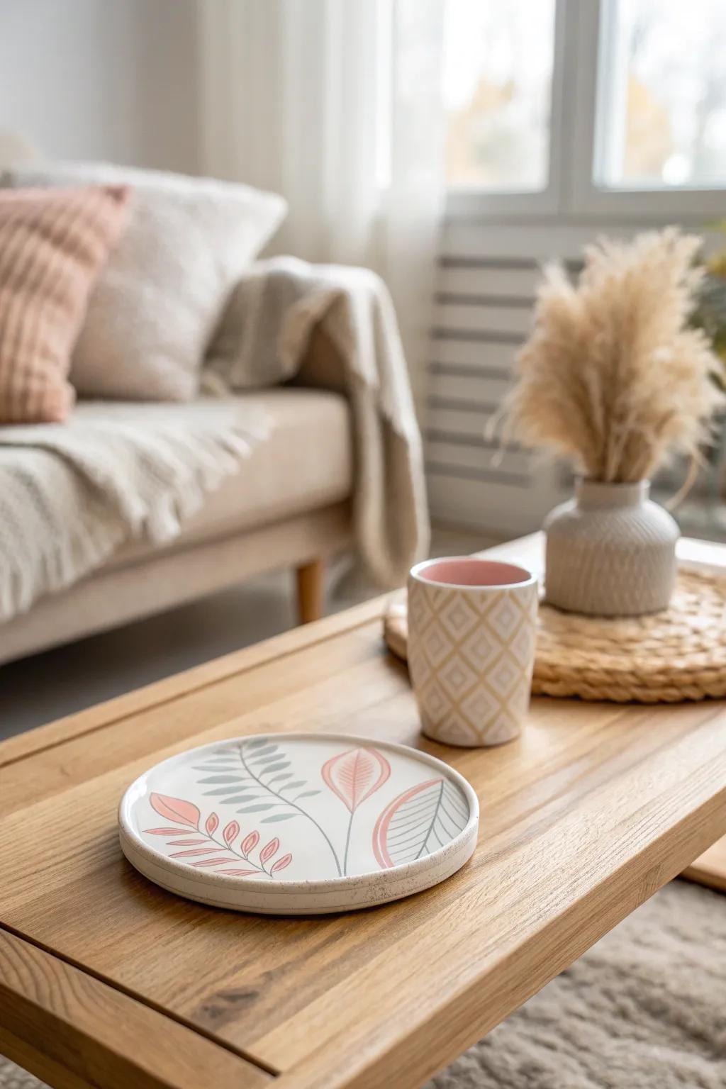 Add a touch of artistry to your table with handcrafted coasters that tell a story.