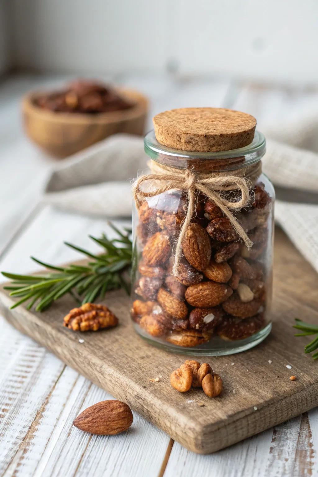 Gift the warmth of homemade spiced nuts this Christmas – a simple yet thoughtful gesture.
