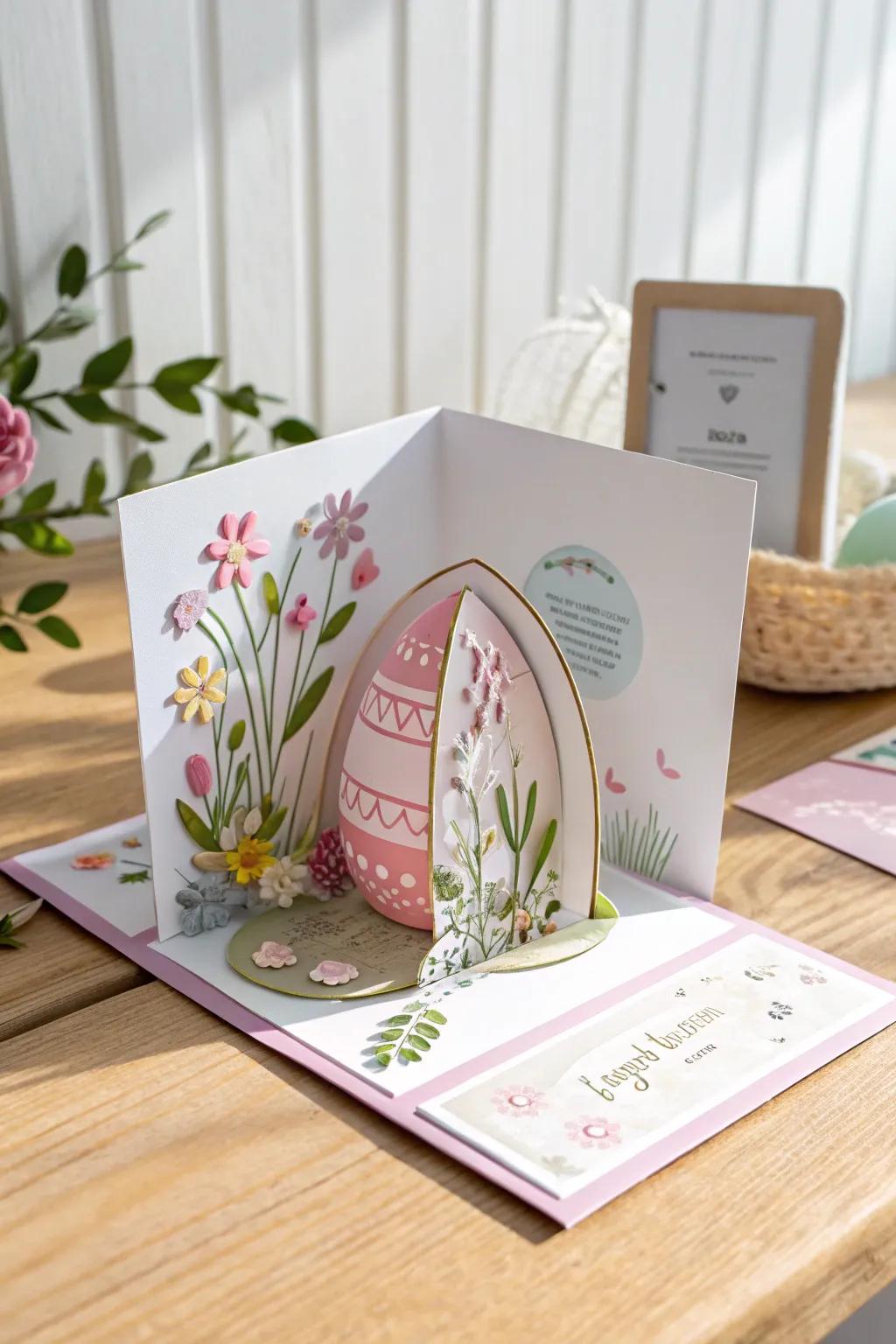 A delightful surprise in every fold: Discover the art of Easter pop-up cards.