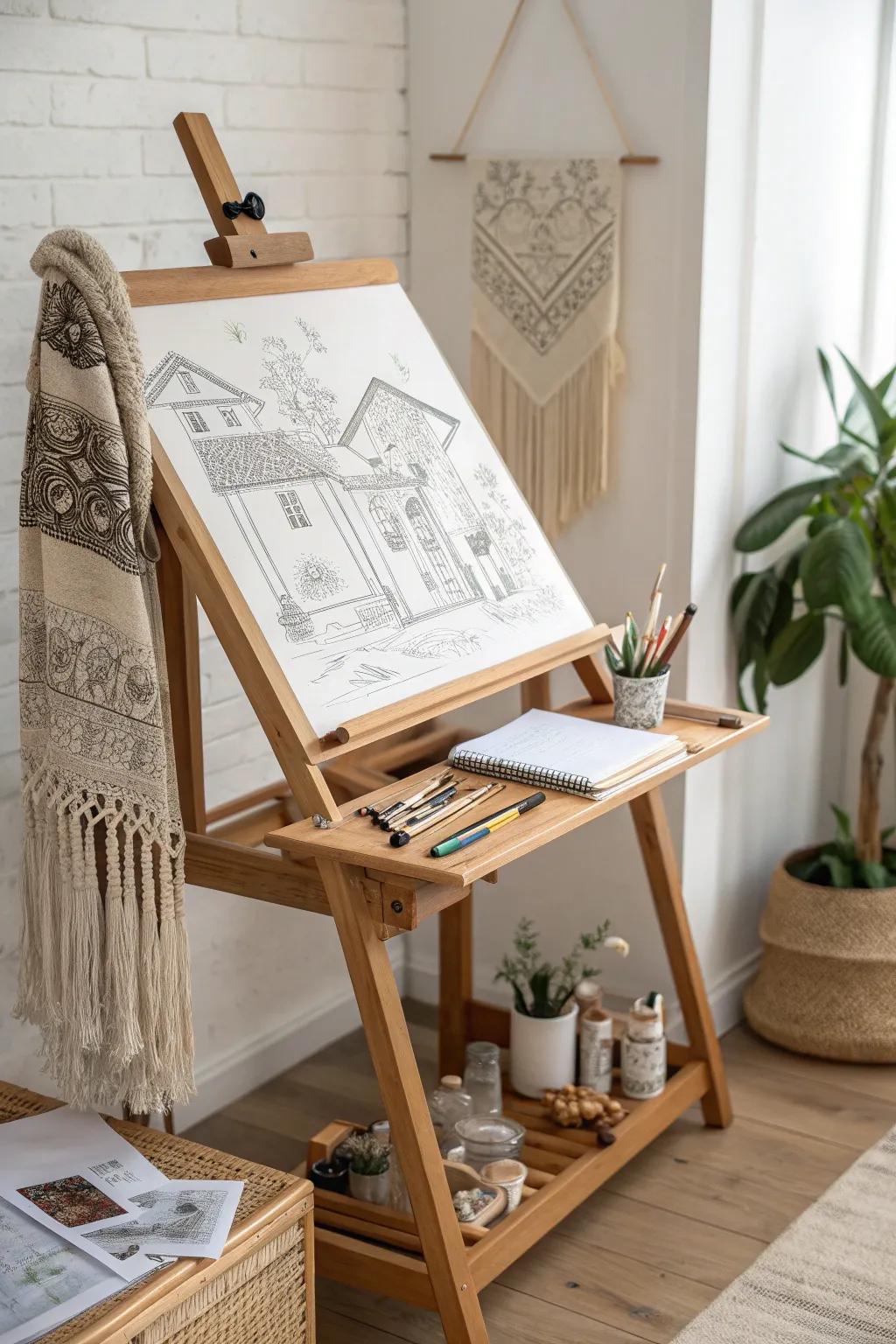Unleash your creativity and design a movie set with minimalistic elegance and boho charm.