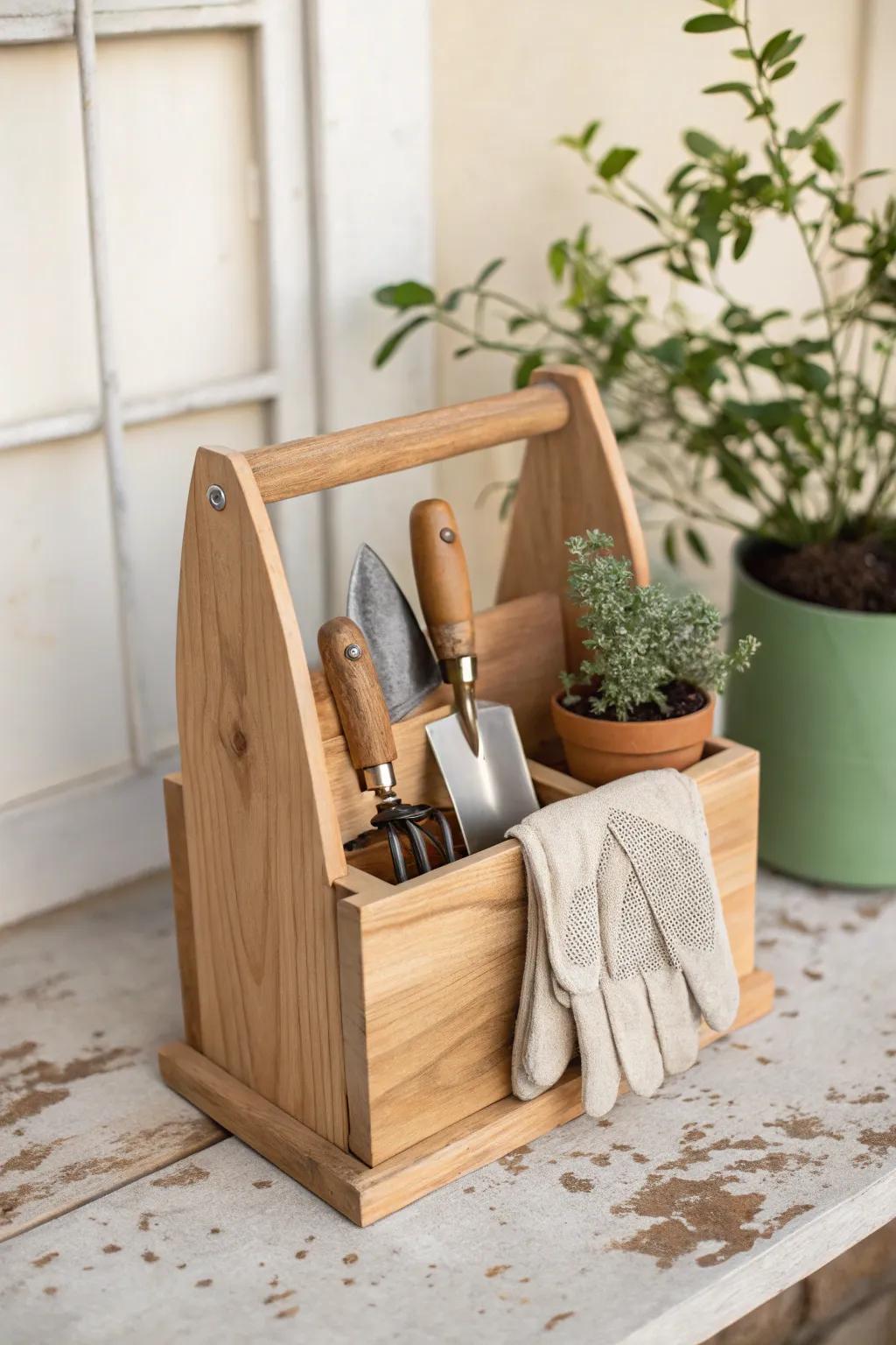 Transform your garden with effortless style—organize your tools with minimalist elegance.