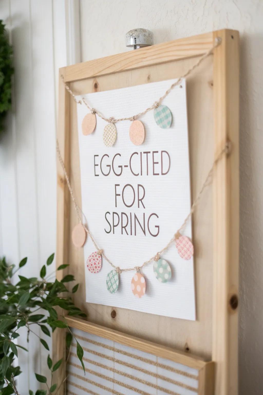 Welcome Spring with a touch of elegance and joy: 'Egg-cited for Spring'!