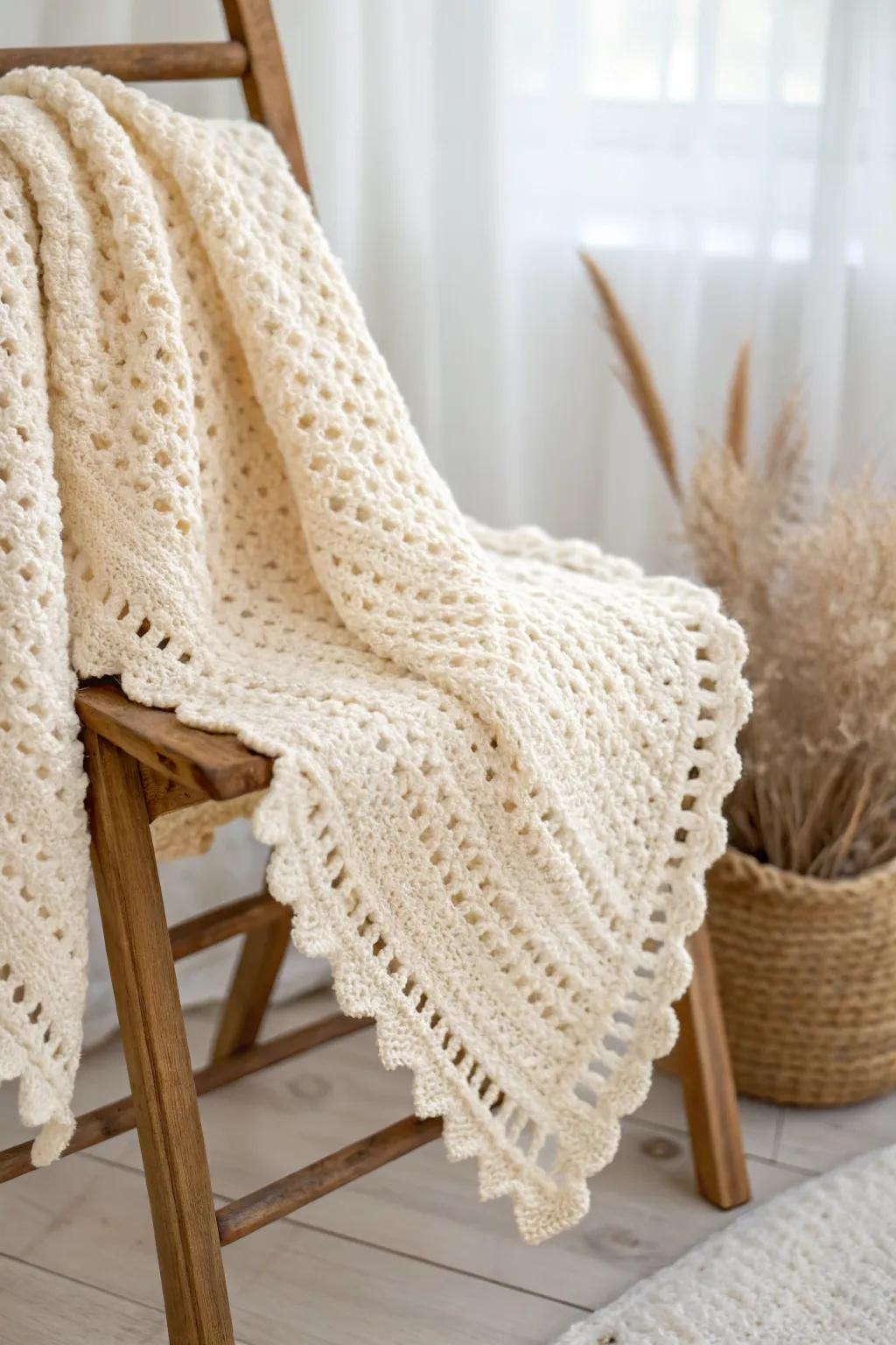 Delicate details: A touch of elegance for your little one’s comfort.