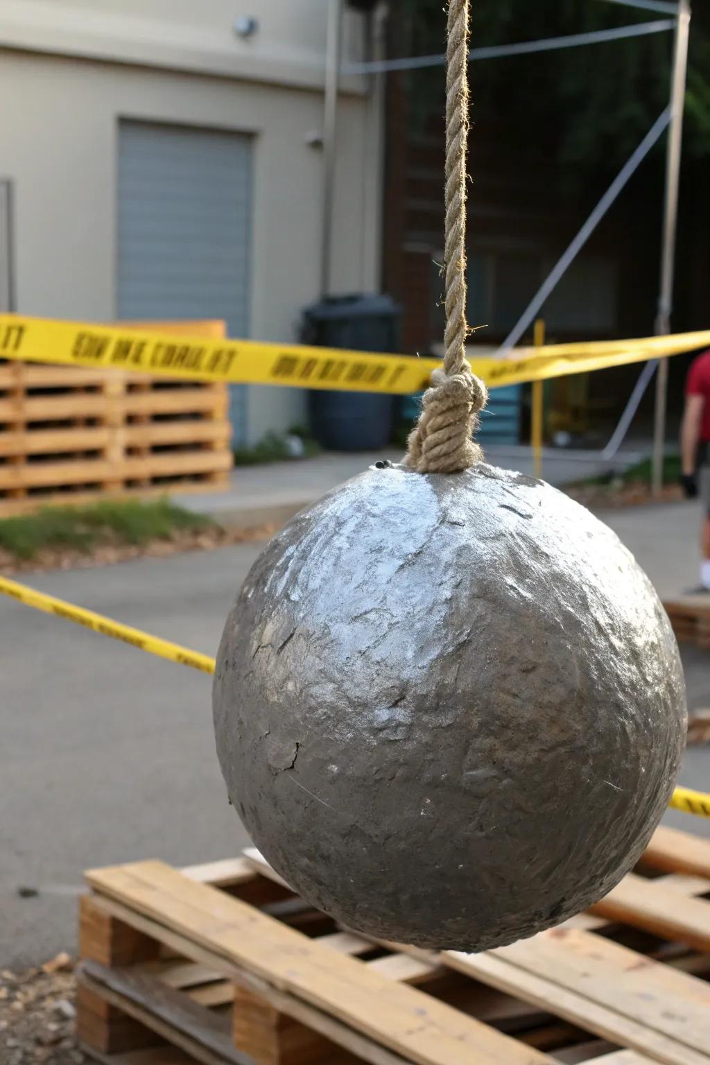 Smash into fun with a DIY Wrecking Ball Piñata—perfect for a construction-themed party!